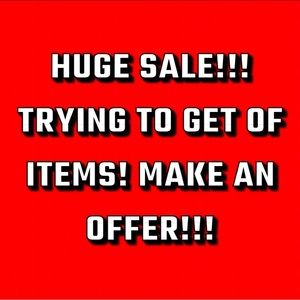 Huge Sale!!! Come make a bundle for 15% off and make offers!